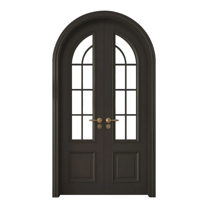 Double open arched door curved door solid wood arc paint interior bedroom
Double open arched door curved door solid wood arc paint interior bedroom