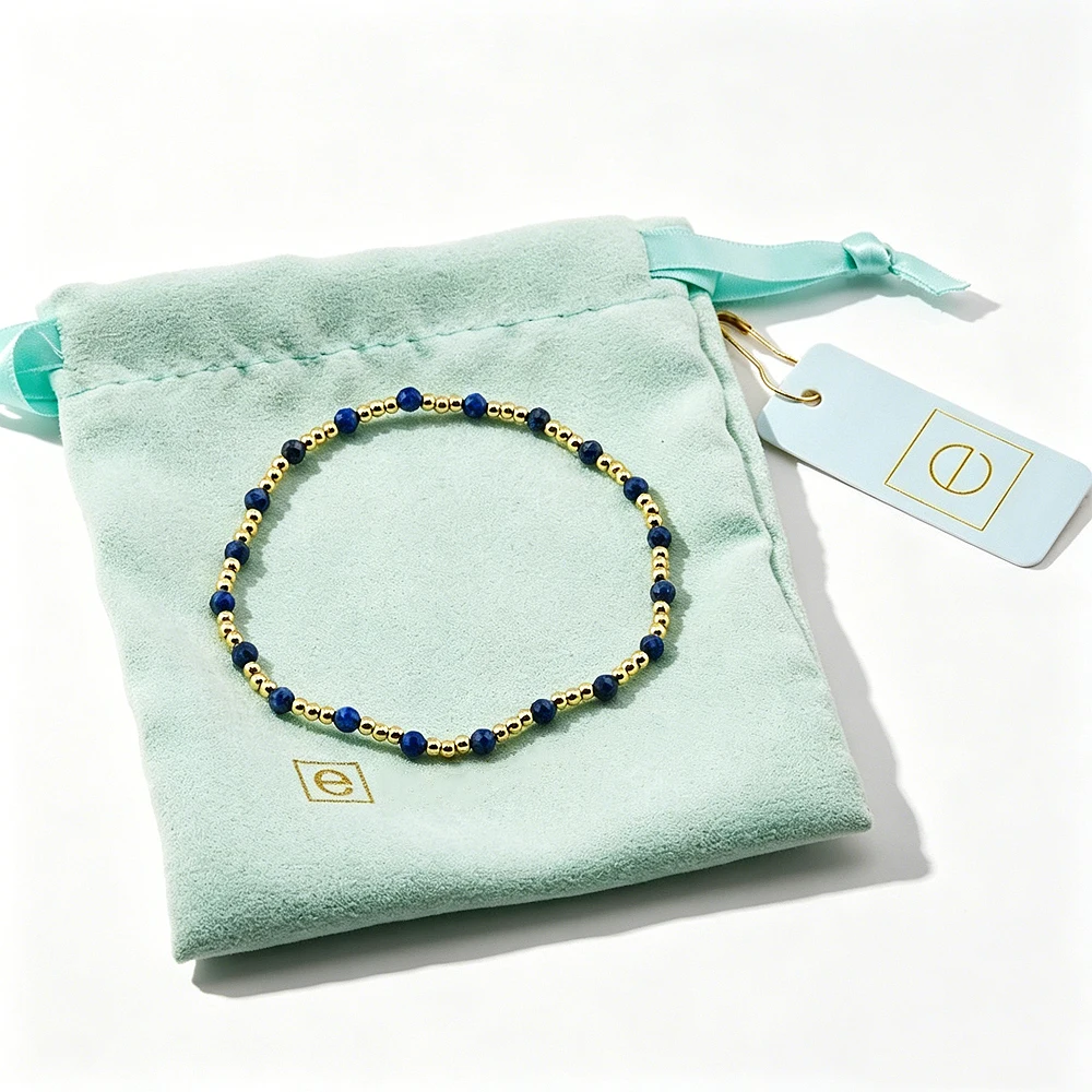 VKVVA Fashion Jewelry Gold-plated Bead and Lapis Lazuli Natural Stone Mixed Bracelet for Women Birthday Gifts, Unique Gift
VKVVA Fashion Jewelry Gold-plated Bead and Lapis Lazuli Natural Stone Mixed Bracelet for Women Birthday Gifts, Unique Gift