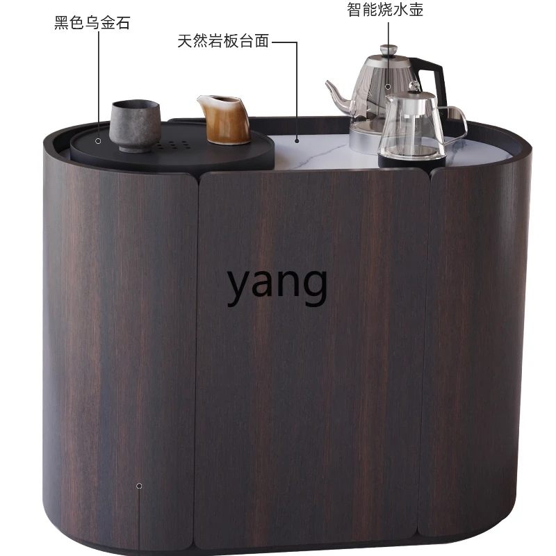 LMM Italian light luxury modern home solid wood rock slab high-end mobile tea table
LMM Italian light luxury modern home solid wood rock slab high-end mobile tea table