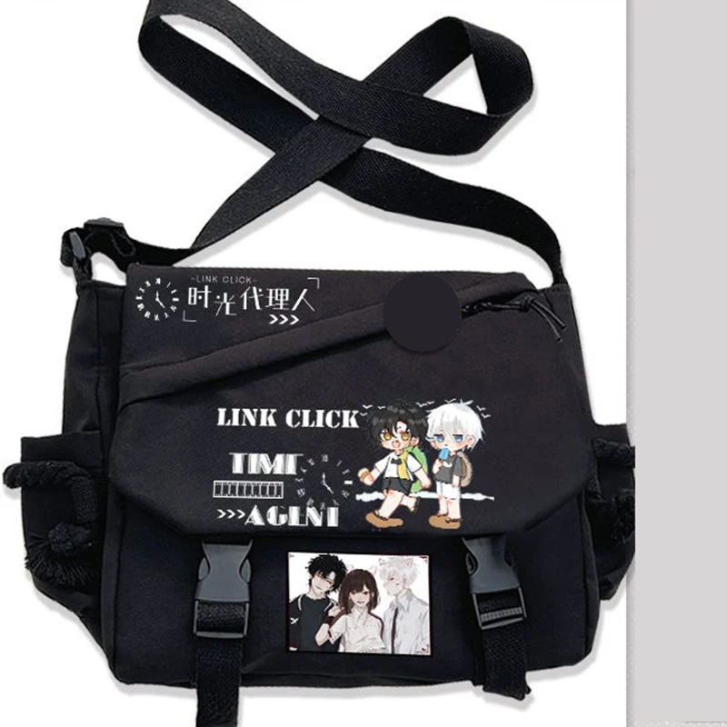 Black White, Link Click, Student Kids Teens, Anime Messenger Crossbody Large Capacity Shoulder Bags for School Girls Boys
Black White, Link Click, Student Kids Teens, Anime Messenger Crossbody Large Capacity Shoulder Bags for School Girls Boys