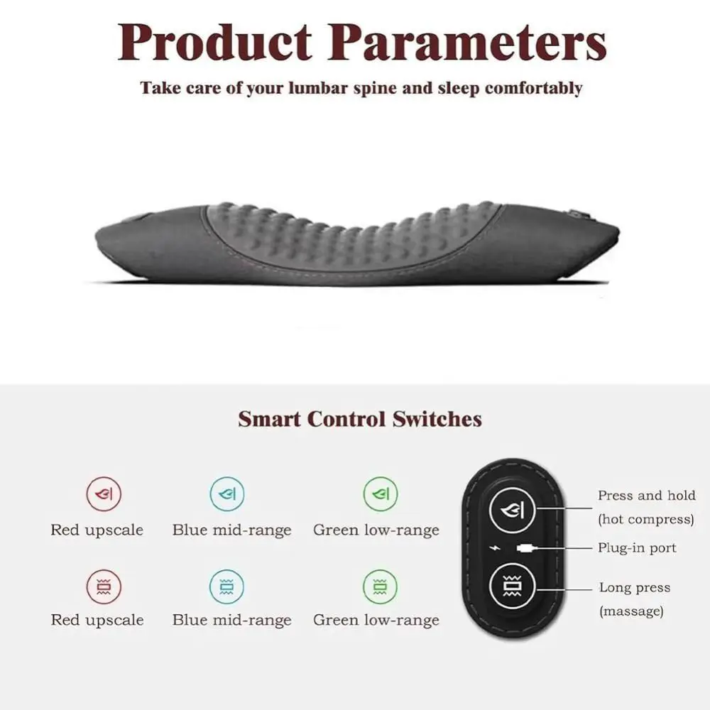 Herniated Disc Support 3-in-1 Back Massager Back Support Cushion Comfortable Back Pain Relief Spine Protection Vibration Mode
Herniated Disc Support 3-in-1 Back Massager Back Support Cushion Comfortable Back Pain Relief Spine Protection Vibration Mode