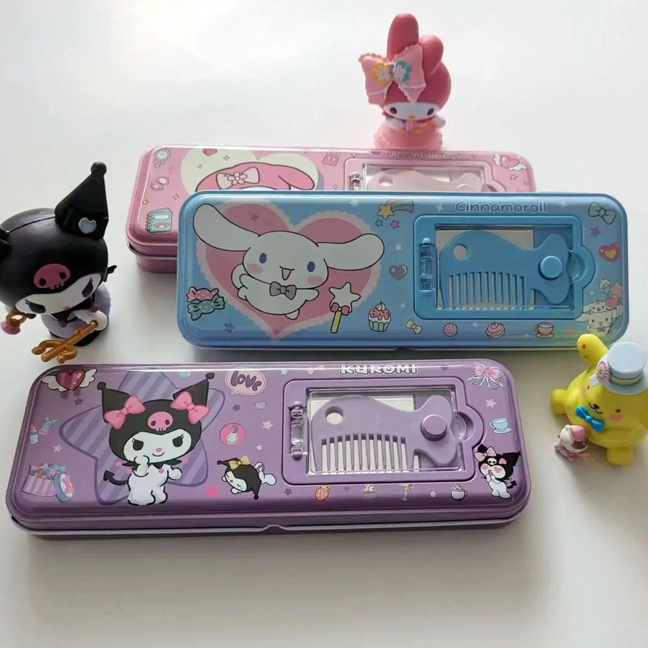 Sanrio Kawaii My Melody Double-layer Pencil Case Kuromi Cinnamoroll Anime Cartoon Cute Fashion Exquisite Creative Stationery Box
Sanrio Kawaii My Melody Double-layer Pencil Case Kuromi Cinnamoroll Anime Cartoon Cute Fashion Exquisite Creative Stationery Box