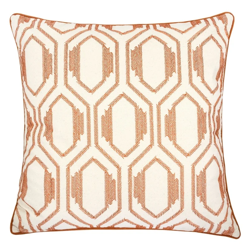 Rust Modern Geometric Cotton Pillow
Rust Modern Geometric Cotton Pillow