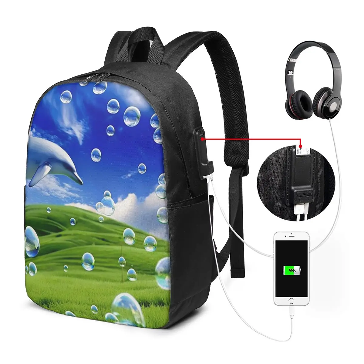 Bubbles And MountainsAnd Sky Backpack Travel Notebook Bag Computer College Student School Bag Laptop Shoulder Bags for Men Women
Bubbles And MountainsAnd Sky Backpack Travel Notebook Bag Computer College Student School Bag Laptop Shoulder Bags for Men Women