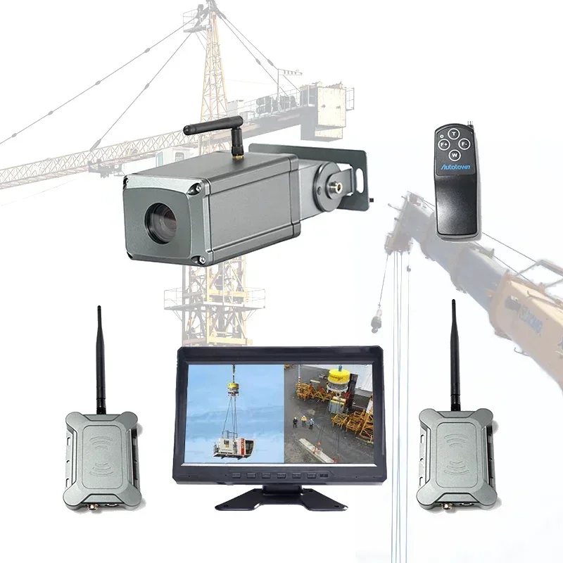 Wireless Crane Zoom Hook Monitoring System for Tower Jib Crawler Truck Mobil Crane
Wireless Crane Zoom Hook Monitoring System for Tower Jib Crawler Truck Mobil Crane