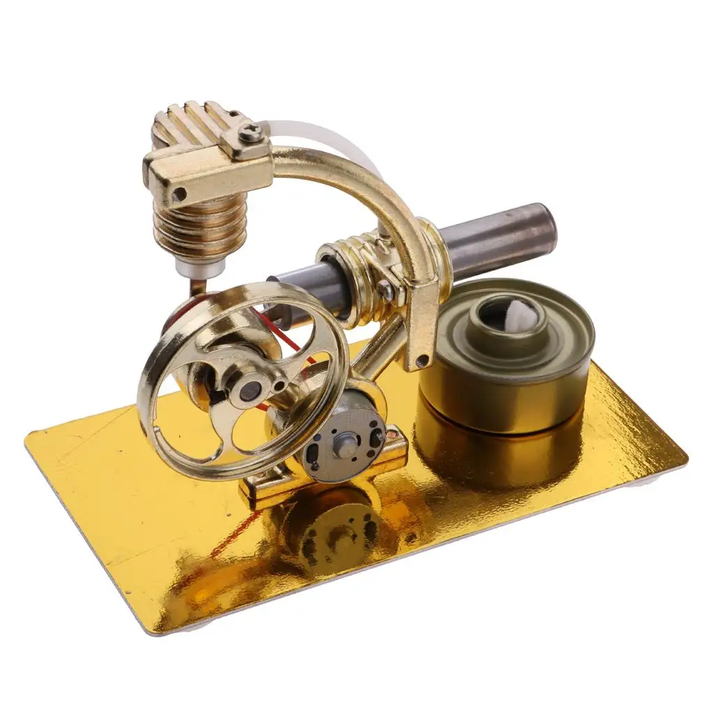 Stirling Engine Motor Kit Steel Glass Model Physics Learning Tool Hot Air Experiment for School
Stirling Engine Motor Kit Steel Glass Model Physics Learning Tool Hot Air Experiment for School