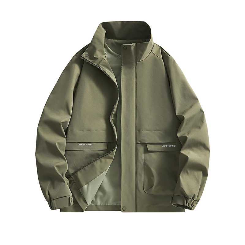 Men's Outerwear Jacket Spring Autumn Fashion Brand Autumn Top Coat Men's New Versatile Stand Collar Assault Jacket
Men's Outerwear Jacket Spring Autumn Fashion Brand Autumn Top Coat Men's New Versatile Stand Collar Assault Jacket