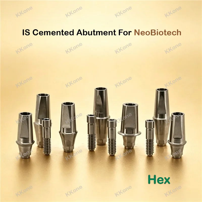 10Sets Titanium IS Cemented Abutment (Hex Type) Dental Implant Accessories For Neo Biotech System Dental Clinic Supplies
10Sets Titanium IS Cemented Abutment (Hex Type) Dental Implant Accessories For Neo Biotech System Dental Clinic Supplies