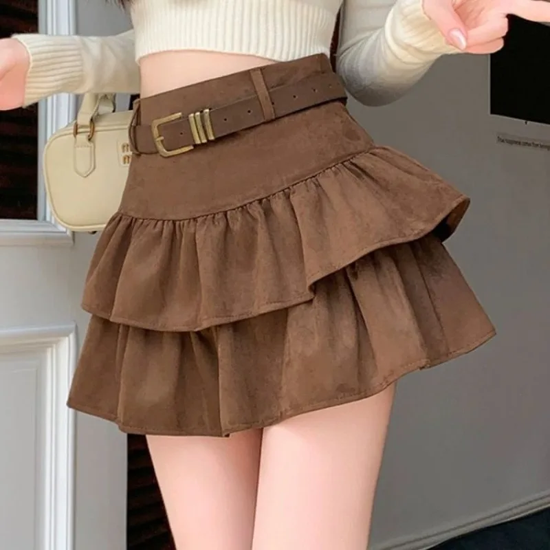 Korean Suede Cake Skirt Women Autumn and Winter Spice Girl High Waist A Word Skirt
Korean Suede Cake Skirt Women Autumn and Winter Spice Girl High Waist A Word Skirt