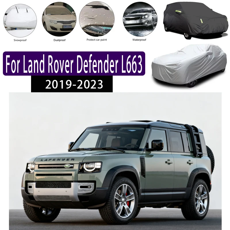 For Land Rover Defender L663 2019-2023 2020Outdoor Protection Full Car Covers Snow Cover Sunshade Waterproof Dustproof Exterior
For Land Rover Defender L663 2019-2023 2020Outdoor Protection Full Car Covers Snow Cover Sunshade Waterproof Dustproof Exterior