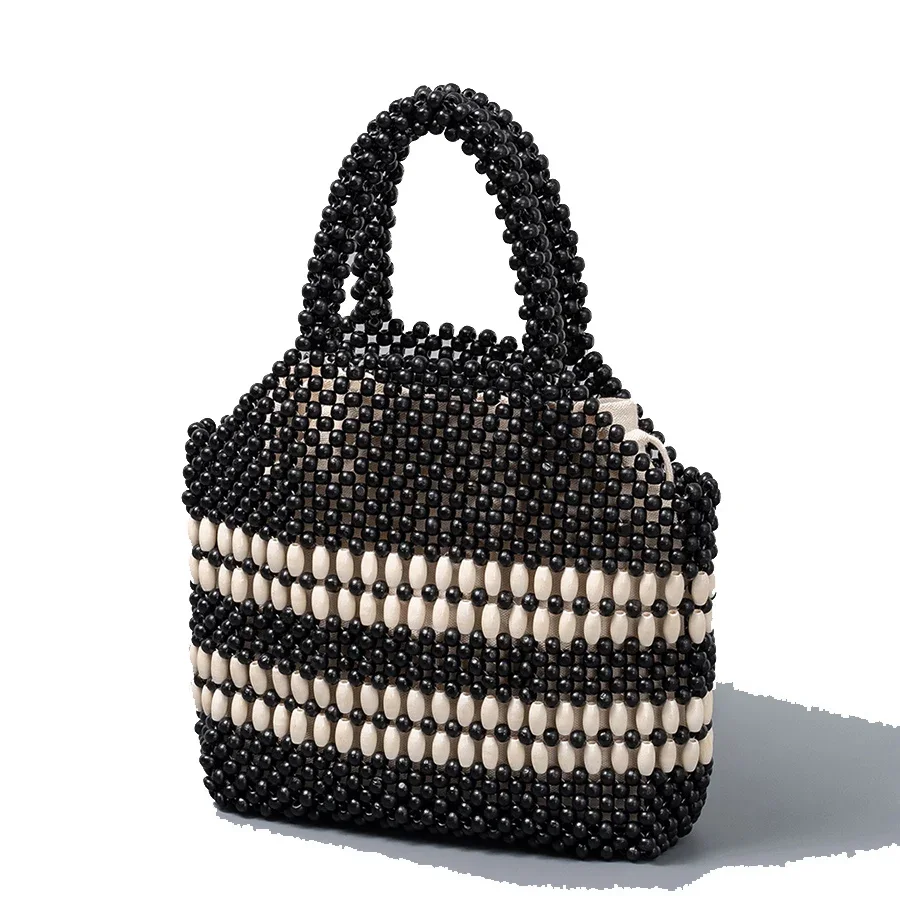 Summer Wooden Bead Totes Holiday Beach Hollow Out Bag Leisure Travel Handbag Hand Woven Patchwork Clutch Purses for Woman Party
Summer Wooden Bead Totes Holiday Beach Hollow Out Bag Leisure Travel Handbag Hand Woven Patchwork Clutch Purses for Woman Party