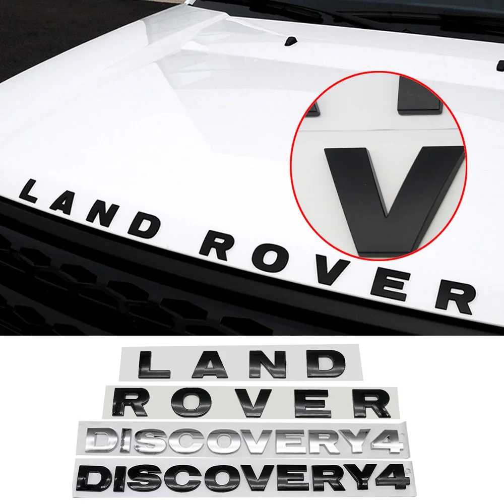 3D Letter Car Hood Hood Logo For Land Rover Range Rover Discovery 4 Freelander 2Defender Chrome Front Header Sticker Accessories
3D Letter Car Hood Hood Logo For Land Rover Range Rover Discovery 4 Freelander 2Defender Chrome Front Header Sticker Accessories