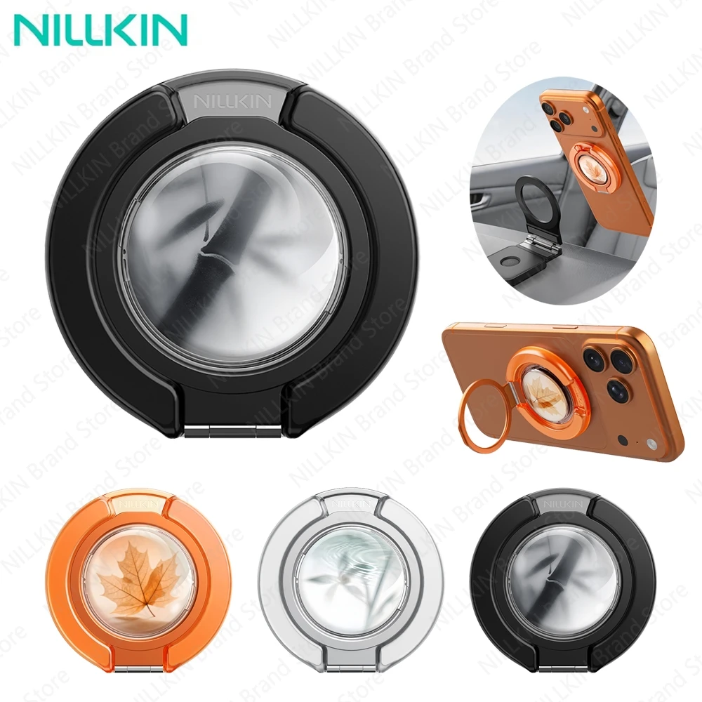 Nillkin IceSnap Dual-Sided Magnetic Ring Stand MagSafe Portable Folding Phone Holder Support Putting Your Photos And DIY Cards
Nillkin IceSnap Dual-Sided Magnetic Ring Stand MagSafe Portable Folding Phone Holder Support Putting Your Photos And DIY Cards
