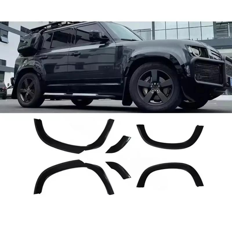High Quality Upgr 6PS Glossy Black Widen Wheel Eyebrow Wheel Arch 2020+ Defender 110 Durle S Material
High Quality Upgr 6PS Glossy Black Widen Wheel Eyebrow Wheel Arch 2020+ Defender 110 Durle S Material