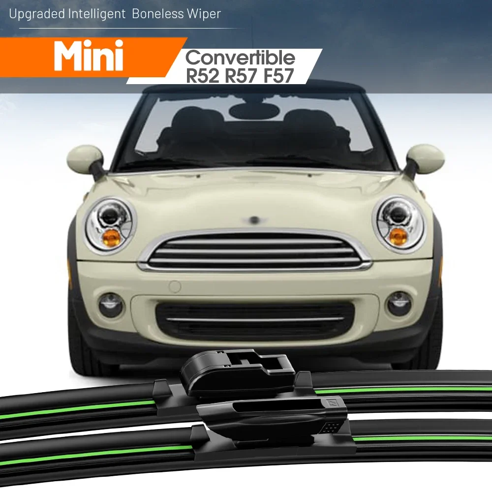 2pcs For Mini Mini Convertible R52 R57 F57 2004-2019 Front Windshield Wiper Blades 2007 2011 2015 Windscreen Window Accessories
2pcs For Mini Mini Convertible R52 R57 F57 2004-2019 Front Windshield Wiper Blades 2007 2011 2015 Windscreen Window Accessories