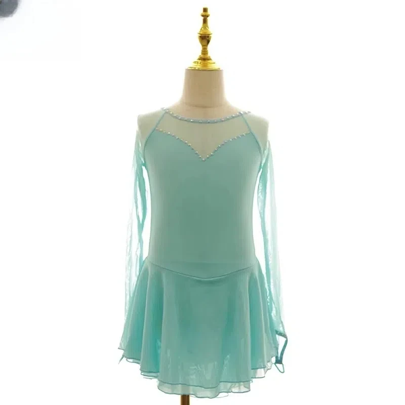 Girls Women's Lyrical Dancewear Figure Skating Gymnastics Glitter Stage Performances Clothing Ice Skating Clothes
Girls Women's Lyrical Dancewear Figure Skating Gymnastics Glitter Stage Performances Clothing Ice Skating Clothes