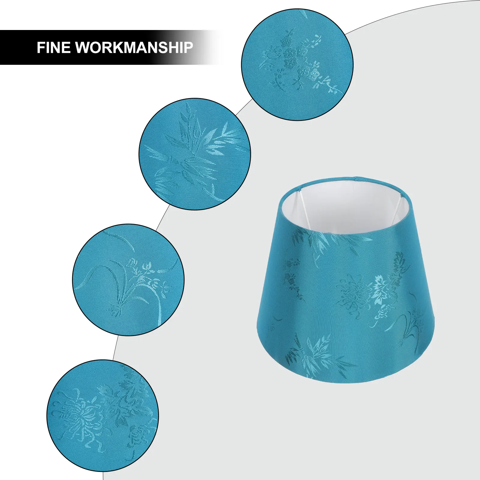 Embroidery Cloth Lampshade Design Multi-Purpose Light Cover for Table Lamp Living Room Bedroom Decor
Embroidery Cloth Lampshade Design Multi-Purpose Light Cover for Table Lamp Living Room Bedroom Decor