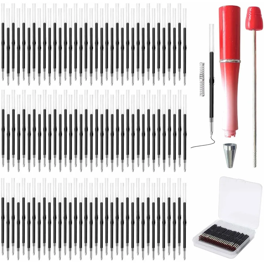 100 упаковок стержней для ручек из бисера, стержни для шариковых ручек с черными чернилами, стержни для гладких чернил для письма, стержни для изготовления ручек своими руками, ручки из бисера Su
100 упаковок стержней для ручек из бисера, стержни для шариковых ручек с черными чернилами, стержни для гладких чернил для письма, стержни для изготовления ручек своими руками, ручки из бисера Su