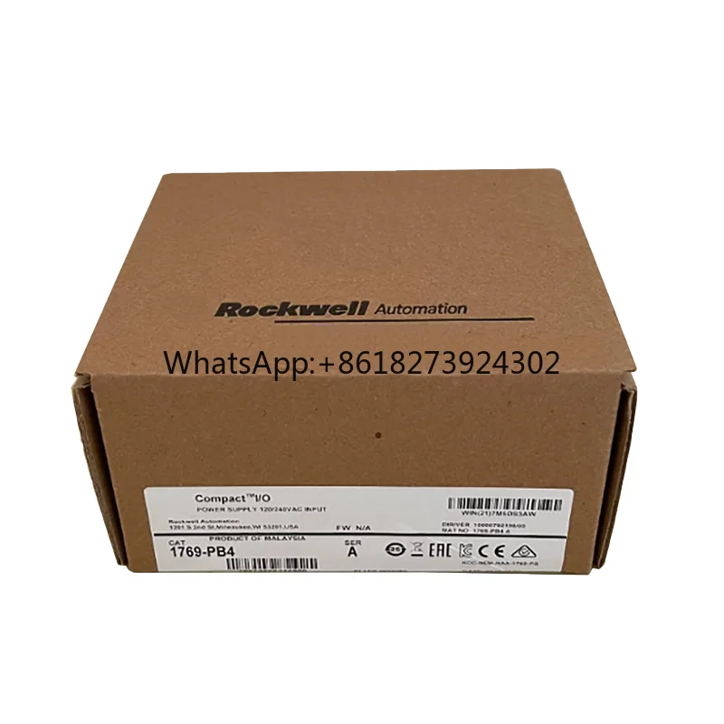 New original packaging 1 year warranty 1769-PB4 1769PB4{No.24arehouse spot} Immediately sent
New original packaging 1 year warranty 1769-PB4 1769PB4{No.24arehouse spot} Immediately sent