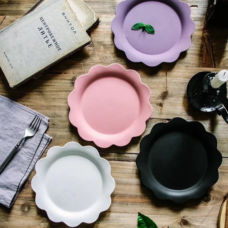 Matte Frosted Ceramic Pattern Plate Japanese Modern Flowers Cake Dessert Plates Afternoon Tea Snack Pastry Dishes Home Tableware
Matte Frosted Ceramic Pattern Plate Japanese Modern Flowers Cake Dessert Plates Afternoon Tea Snack Pastry Dishes Home Tableware