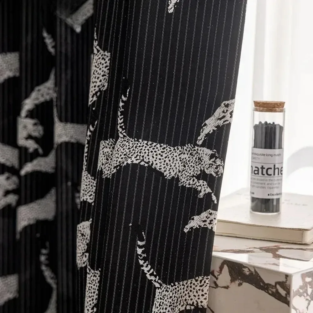 French Retro Black and White Rose Print Chenille Curtains for Living Room Bedroom Balcony Bay Window Customized Finished Product
French Retro Black and White Rose Print Chenille Curtains for Living Room Bedroom Balcony Bay Window Customized Finished Product