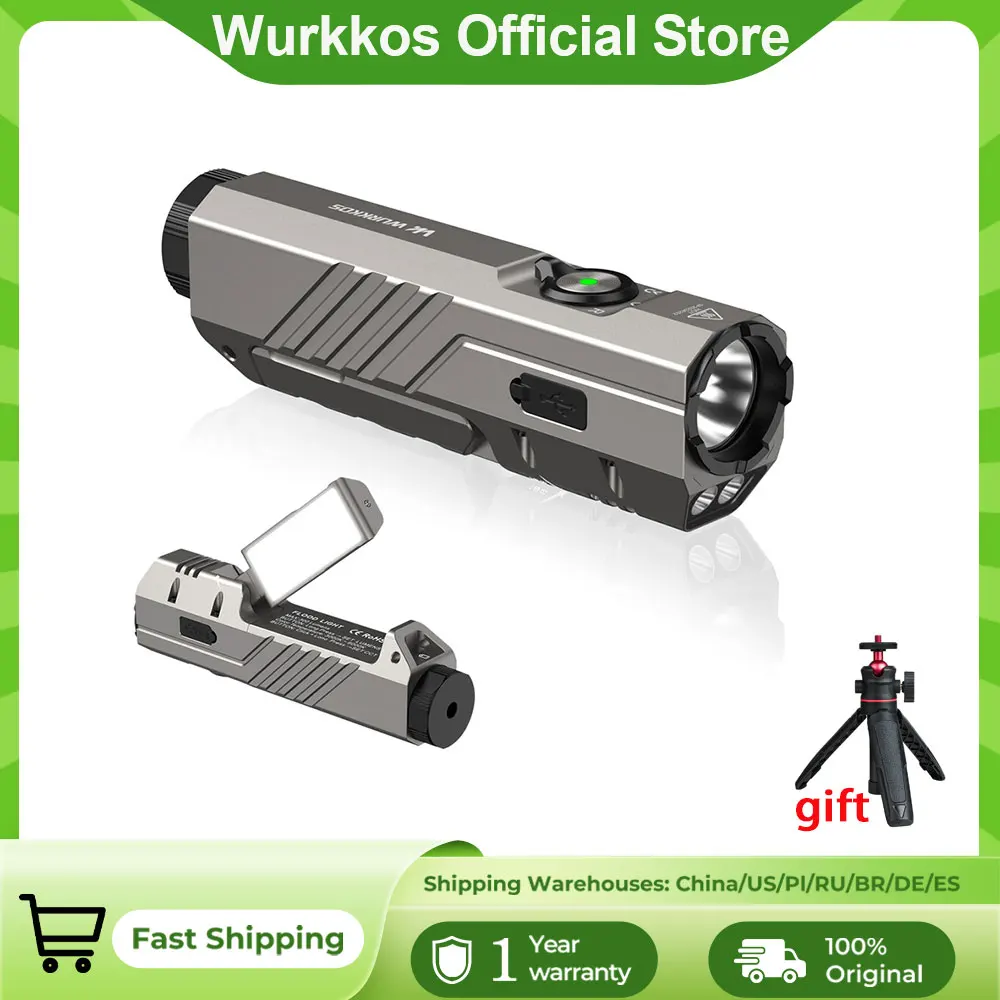 Wurkkos HD05 Multifunctional Flashlight 3100LM LED Hunting Hiking Searchlight with Rechargeable Battery 2026 NEW
Wurkkos HD05 Multifunctional Flashlight 3100LM LED Hunting Hiking Searchlight with Rechargeable Battery 2026 NEW