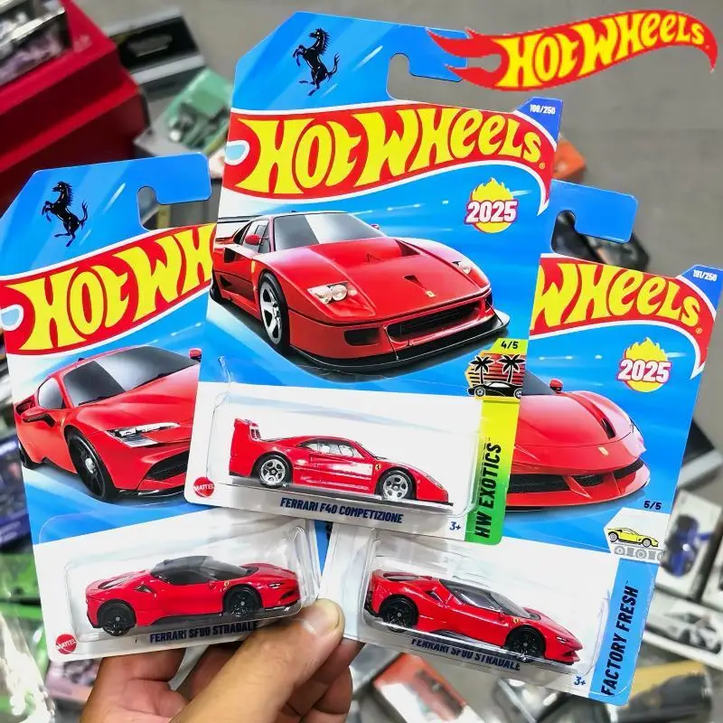 Подлинная модель автомобиля Hot Wheels 2025 года Ferrari F40, модель автомобиля 1/64, имитация сплава, модель автомобиля, украшение на заказ, коллекционные игрушки, подарки для мальчиков 
Подлинная модель автомобиля Hot Wheels 2025 года Ferrari F40, модель автомобиля 1/64, имитация сплава, модель автомобиля, украшение на заказ, коллекционные игрушки, подарки для мальчиков