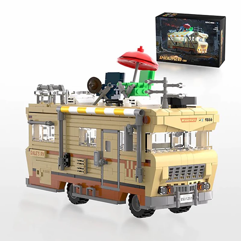 1288PCS MOC Walking Dead Doomsday RV Car Building Blocks Creative Horror Car Dale's RV Model Bricks DIY Toys Xmas Gift for Kid
1288PCS MOC Walking Dead Doomsday RV Car Building Blocks Creative Horror Car Dale's RV Model Bricks DIY Toys Xmas Gift for Kid