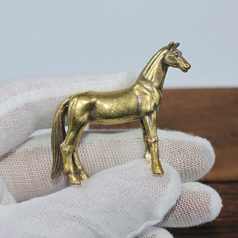 Латунная фигурка лошади, винтажная фигурка маленького пони, коллекция домашнего стола
Латунная фигурка лошади, винтажная фигурка маленького пони, коллекция домашнего стола