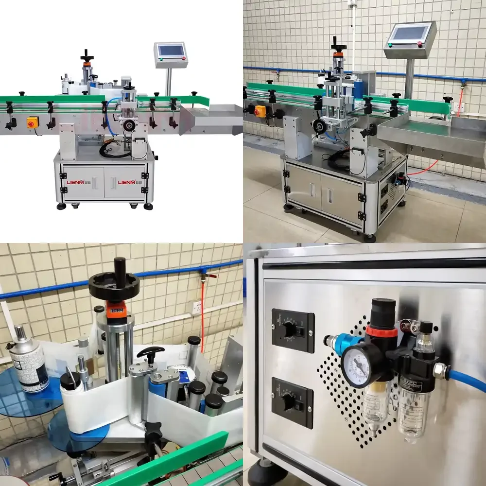 Automatic Round Bottle Labeling Machine Label Applicator Food Can Vertical Roll Bottle Sticker Touch Screen Customized
Automatic Round Bottle Labeling Machine Label Applicator Food Can Vertical Roll Bottle Sticker Touch Screen Customized