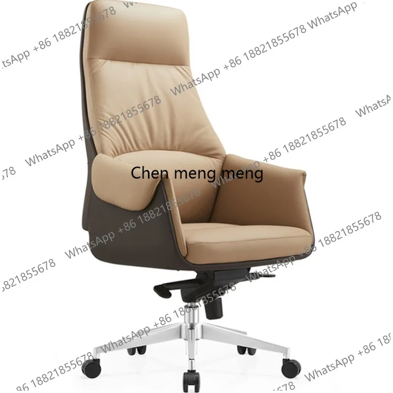 New high-end boss general manager office chair simple modern chairperson's office reception chair
New high-end boss general manager office chair simple modern chairperson's office reception chair