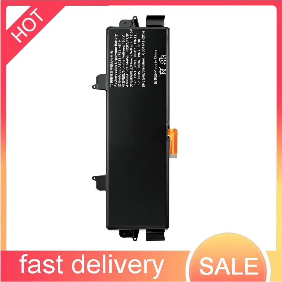 Аккумулятор для планшета AEC634791-4S1P, долговечный, высокой емкости, для Gpd Win Max 2, 4360 мАч
Аккумулятор для планшета AEC634791-4S1P, долговечный, высокой емкости, для Gpd Win Max 2, 4360 мАч