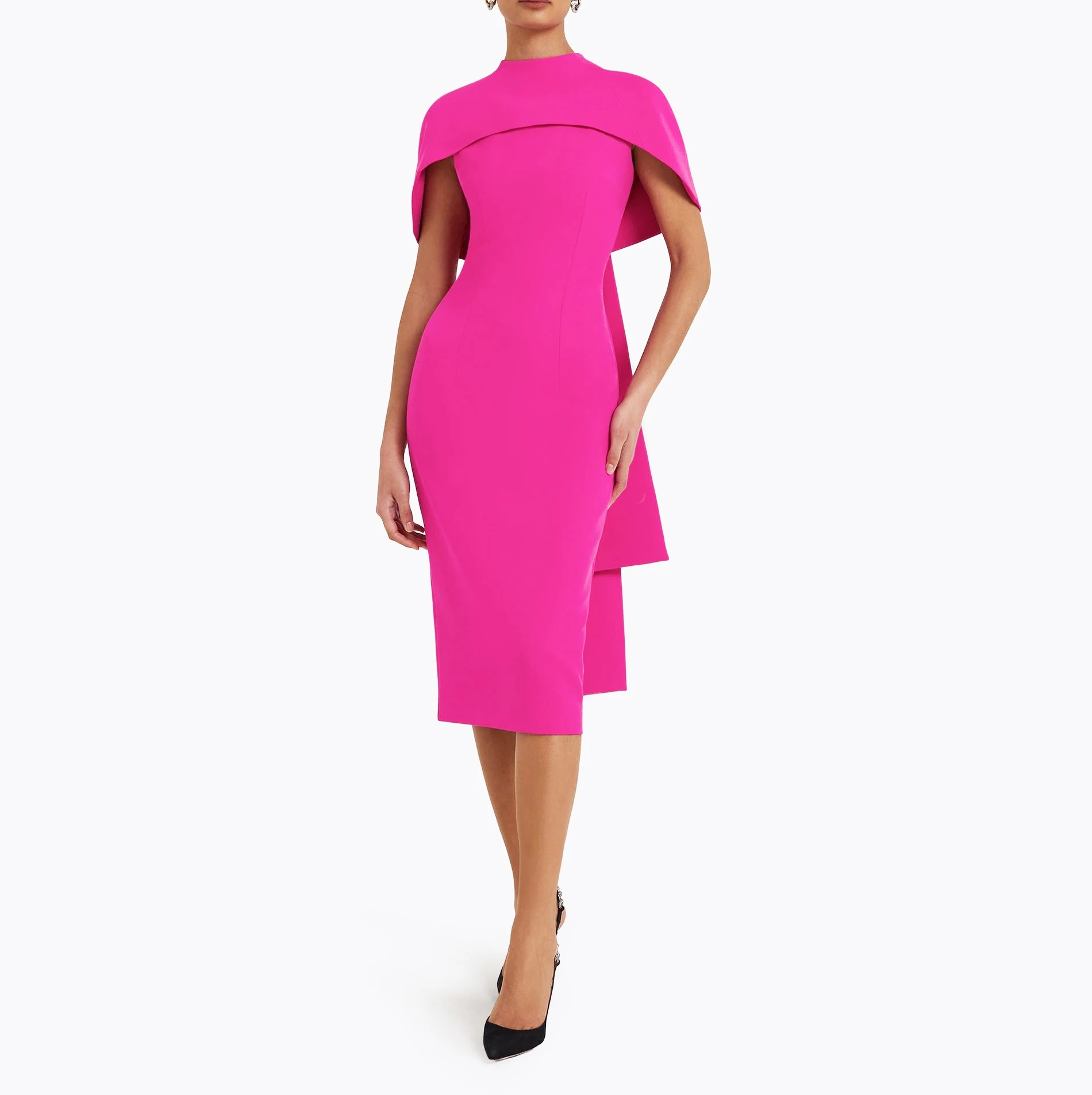 Welove Customized High Neck Evening Dresses Knee Length Mermaid Formal Occasions Dress Cape Shawl New 2025 Prom Dress
Welove Customized High Neck Evening Dresses Knee Length Mermaid Formal Occasions Dress Cape Shawl New 2025 Prom Dress