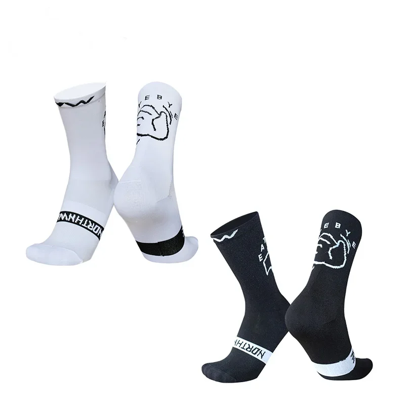 bicycle running New sports socks BYEBYE pattern breathable road bicycle socks Men women bicycle socks calcetines ciclismo
bicycle running New sports socks BYEBYE pattern breathable road bicycle socks Men women bicycle socks calcetines ciclismo