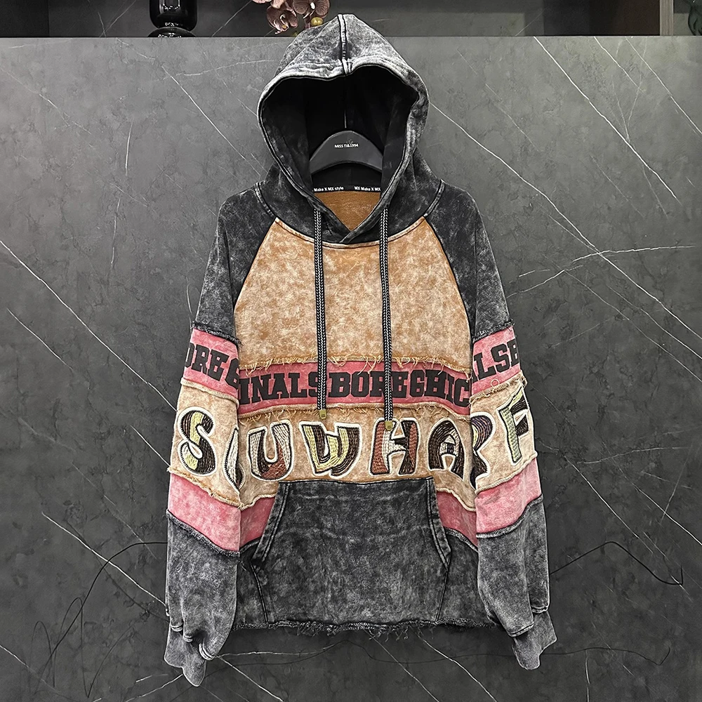 Plus Size Sweatshirts Hooded High Quality Letter Embroidery Loose Top Pullovers Autumn New Casual
Plus Size Sweatshirts Hooded High Quality Letter Embroidery Loose Top Pullovers Autumn New Casual