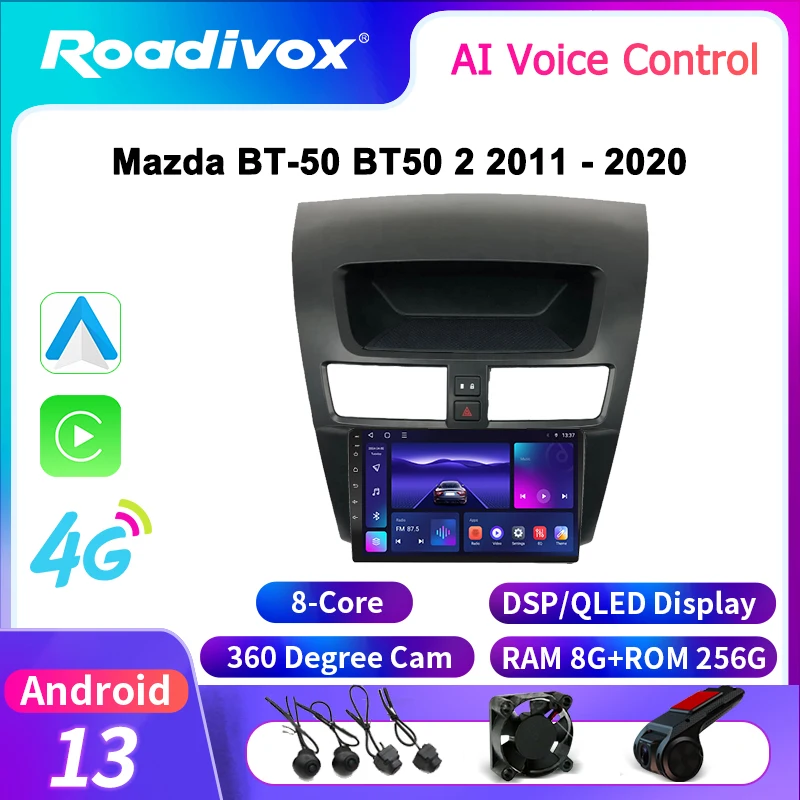 roadivox Android car radio for Mazda BT-50 BT50 2 2011 2020 GPS Navigation video Multimedia Player tape recorder carplay
roadivox Android car radio for Mazda BT-50 BT50 2 2011 2020 GPS Navigation video Multimedia Player tape recorder carplay