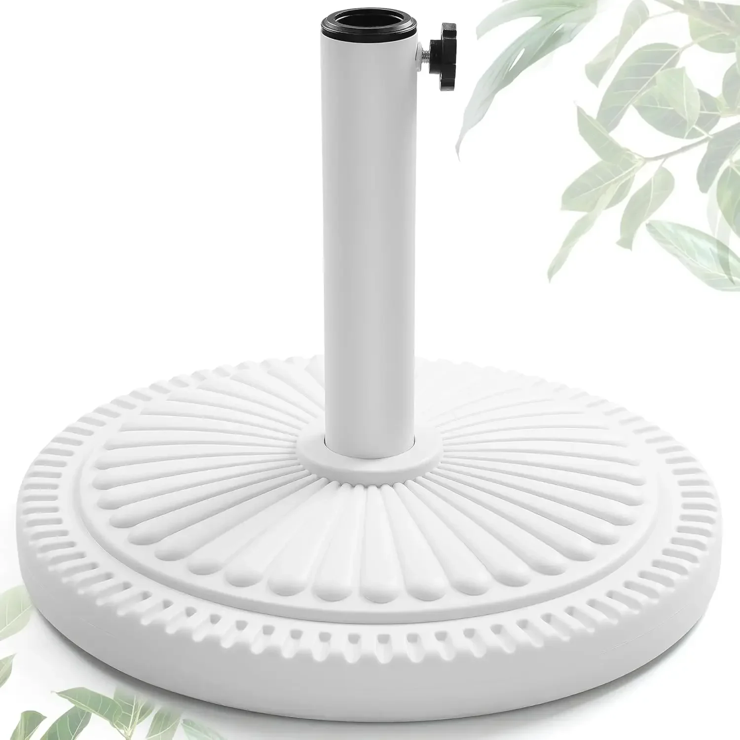 Pre Filled Umbrella Base Stand Round Heavy Patio Outdoor Umbrella Weight White Sun Flower Pattern
Pre Filled Umbrella Base Stand Round Heavy Patio Outdoor Umbrella Weight White Sun Flower Pattern