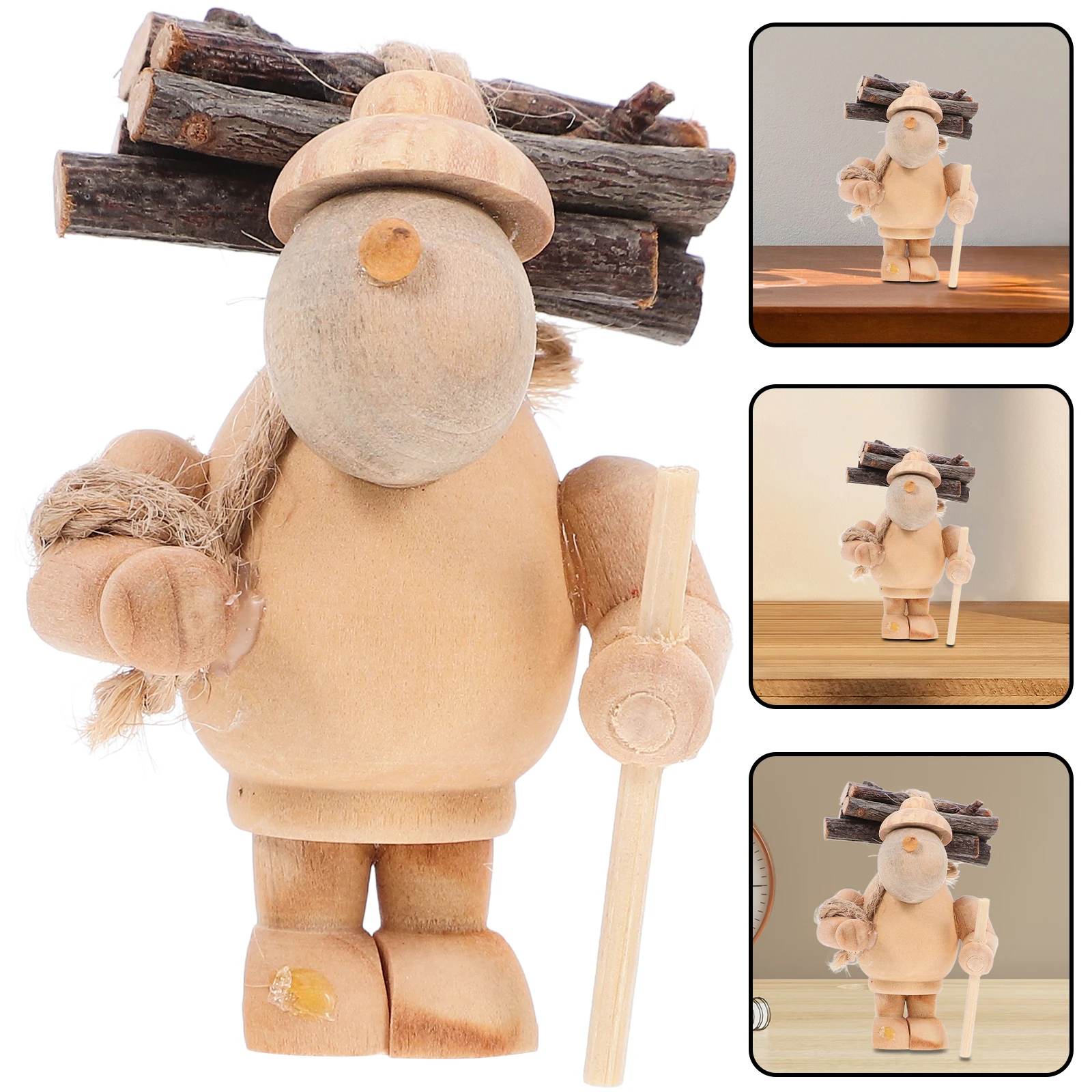1pc Wooden Mini Cute Statue For Home Garden Yard Bonsai Courtyard Decorative Ornament Wood Figure Delicate Garden
1pc Wooden Mini Cute Statue For Home Garden Yard Bonsai Courtyard Decorative Ornament Wood Figure Delicate Garden