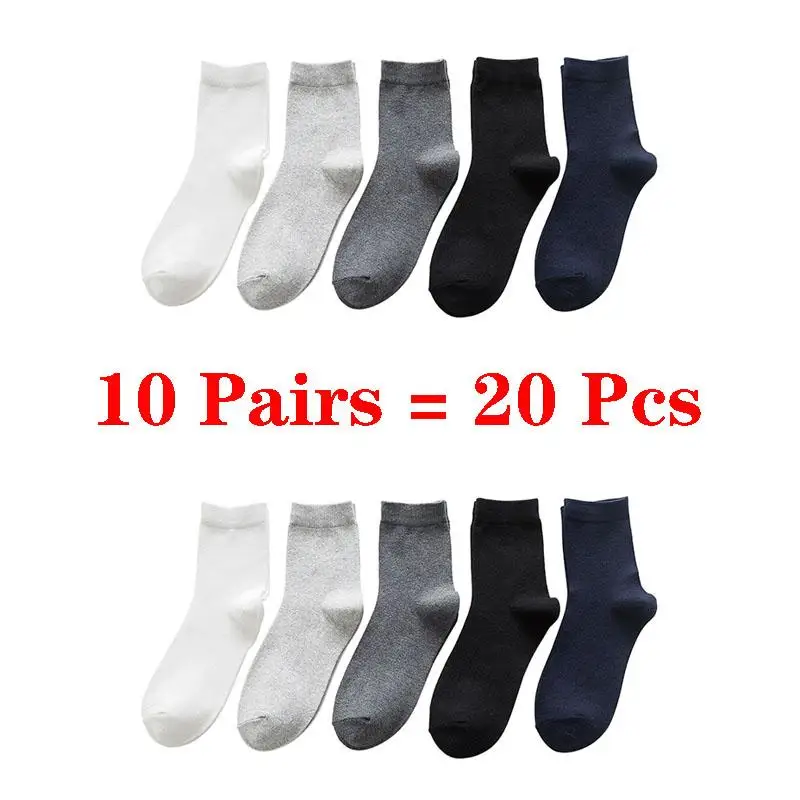 10 Pairs 20 Pcs Business Casual Cotton white Socks Men Spring Autumn Winter Solid Colors Crew Socks Male Breathable Socks Meias
10 Pairs 20 Pcs Business Casual Cotton white Socks Men Spring Autumn Winter Solid Colors Crew Socks Male Breathable Socks Meias