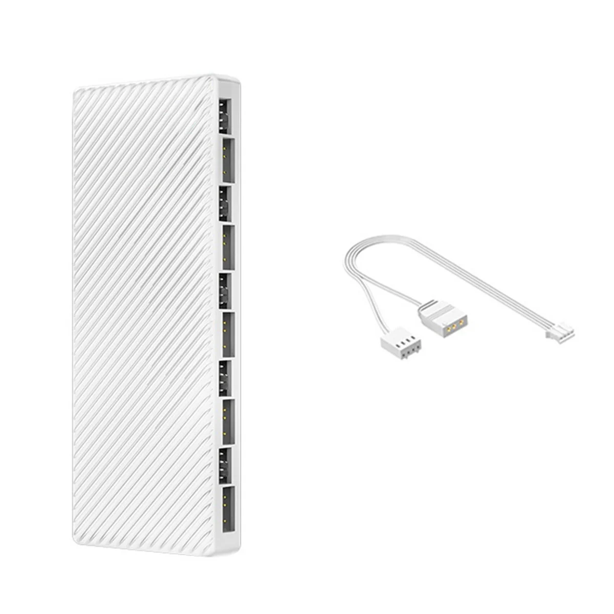 A71Z ARGB/PWM Hub Dual 10 портов расширения Контроллер ARGB 2 в 1, адаптер-концентратор для вентилятора корпуса, белый
A71Z ARGB/PWM Hub Dual 10 портов расширения Контроллер ARGB 2 в 1, адаптер-концентратор для вентилятора корпуса, белый