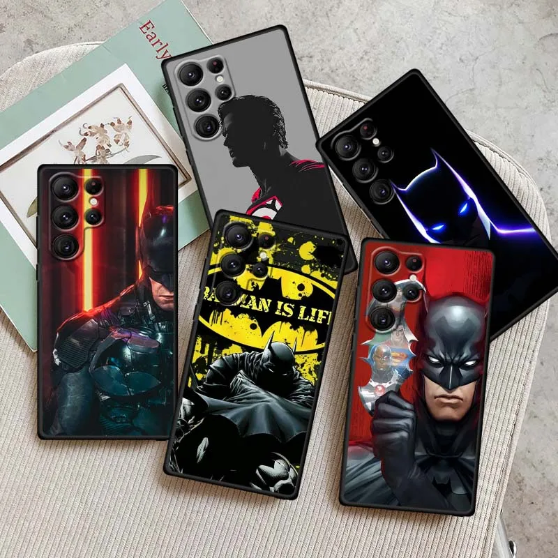 B-Batmans S-Supermans Cool Phone Case For Samsung Galaxy S25 S24 S23 S22 S21 S20 S10 Ultra Plus FE 5G Black Soft TPU Cover 
B-Batmans S-Supermans Cool Phone Case For Samsung Galaxy S25 S24 S23 S22 S21 S20 S10 Ultra Plus FE 5G Black Soft TPU Cover
