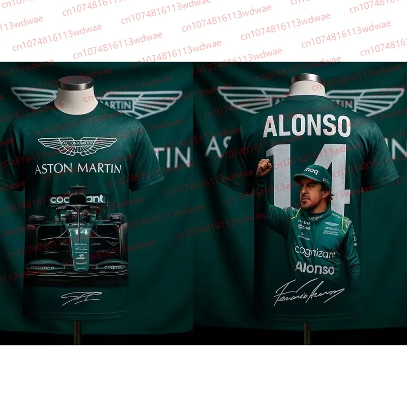 Футболка Aston Martin 2026 с номером Фернандо Алонсо. Футболка 14 T Spanish Racers Team Racing Suit, быстросохнущая, винтажная
Футболка Aston Martin 2026 с номером Фернандо Алонсо. Футболка 14 T Spanish Racers Team Racing Suit, быстросохнущая, винтажная