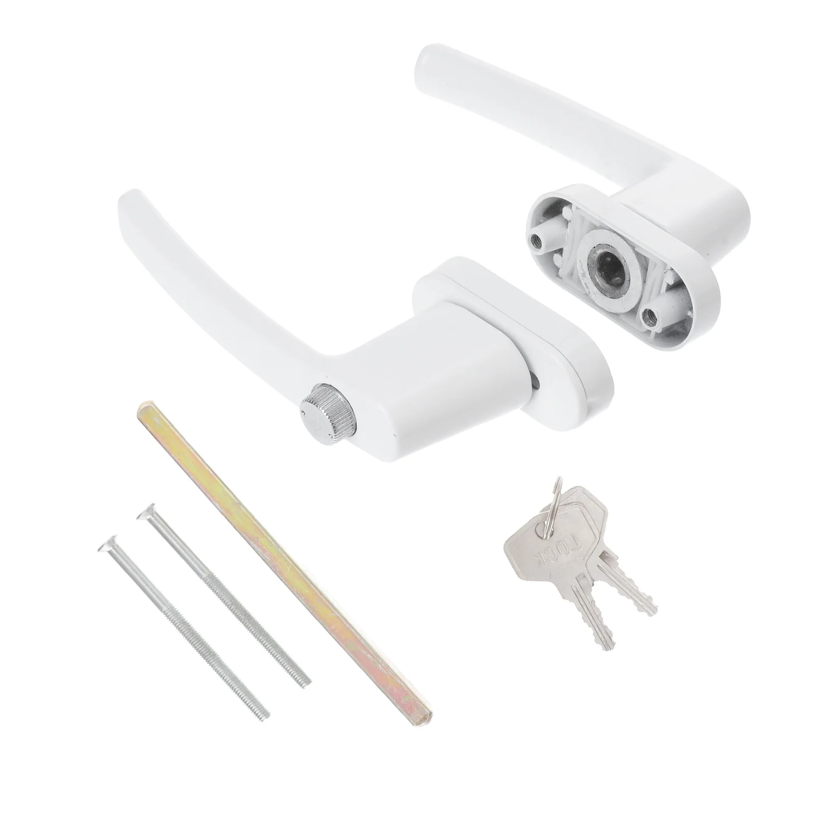 Solid Thickened Lever Security Door Window Handle Crank Lock With Keys Sturdy Durable Easy Install Strong Pull Bearing
Solid Thickened Lever Security Door Window Handle Crank Lock With Keys Sturdy Durable Easy Install Strong Pull Bearing