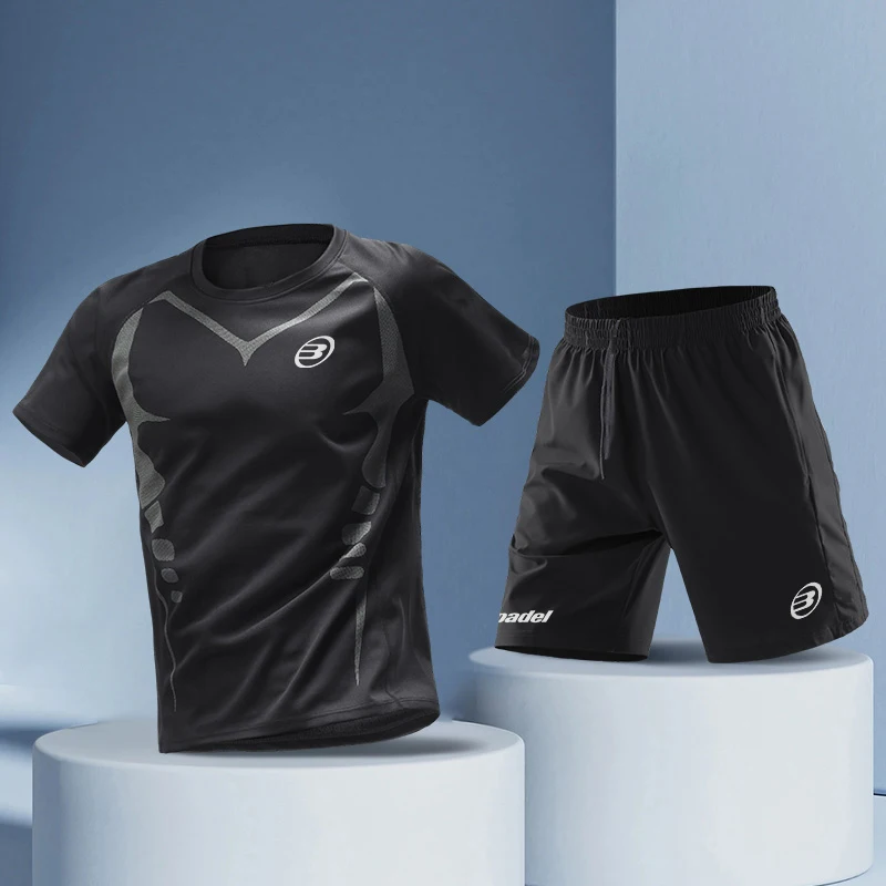 2025 Boutique Mens Breathable Tennis Sportswear Summer Outdoor Sports Training Two Piece Loose Running T Shirt Short Sleeve Suit
2025 Boutique Mens Breathable Tennis Sportswear Summer Outdoor Sports Training Two Piece Loose Running T Shirt Short Sleeve Suit