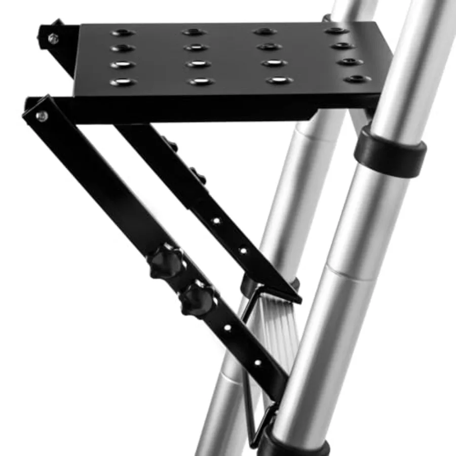 Ladder Platform, 3-Level Adjustable Ladder Step and Work Platform, 400 lbs Extreme Heavy Duty Standing Scaffold, ProGrade Exten
Ladder Platform, 3-Level Adjustable Ladder Step and Work Platform, 400 lbs Extreme Heavy Duty Standing Scaffold, ProGrade Exten