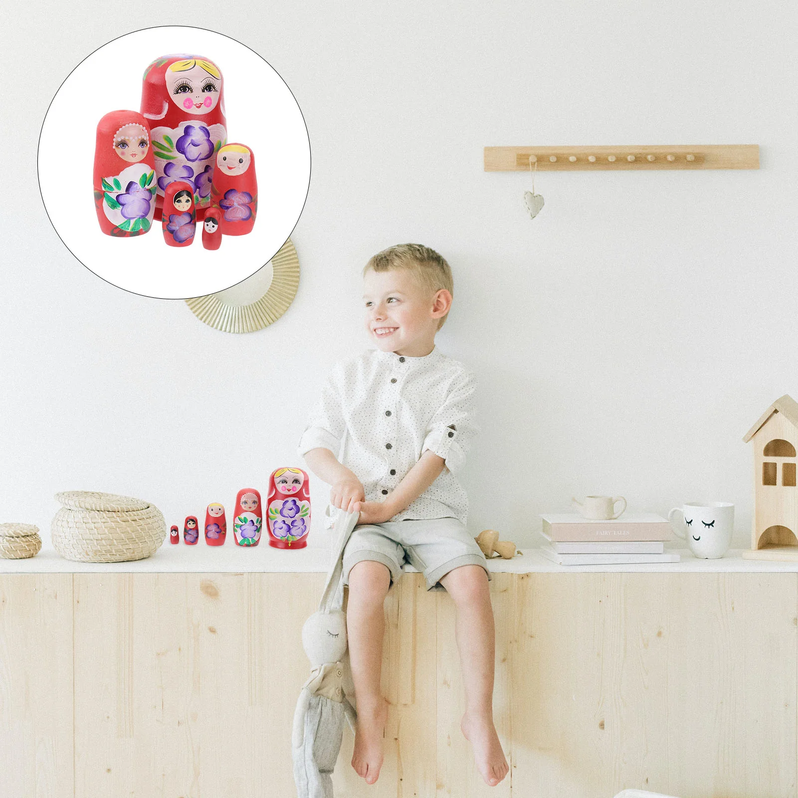 Wooden Russian Matryoshka Creative Toys Nesting Doll Chic Home Adornment Cute Wood Russian Montessori Funny Gifts
Wooden Russian Matryoshka Creative Toys Nesting Doll Chic Home Adornment Cute Wood Russian Montessori Funny Gifts