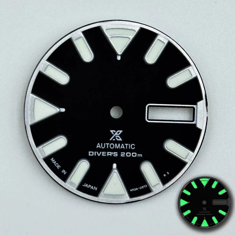 Customized New NH36 Dial Diameter 28.5mm Mechanical Watch Modified NH35 Green Luminous Surface Diving Watch Watch Accessories
Customized New NH36 Dial Diameter 28.5mm Mechanical Watch Modified NH35 Green Luminous Surface Diving Watch Watch Accessories