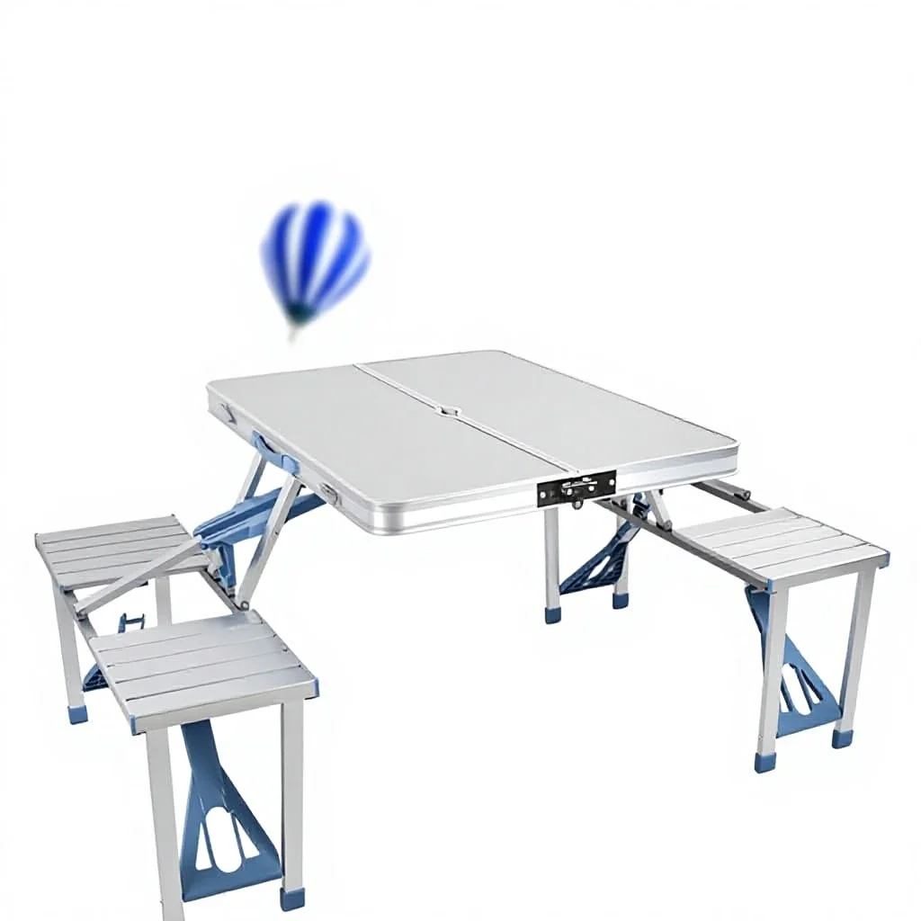 Factory Direct Supply Portable All-in-one Folding Table Chair Set Glamping Style Outdoor Camping Aluminum Alloy
Factory Direct Supply Portable All-in-one Folding Table Chair Set Glamping Style Outdoor Camping Aluminum Alloy