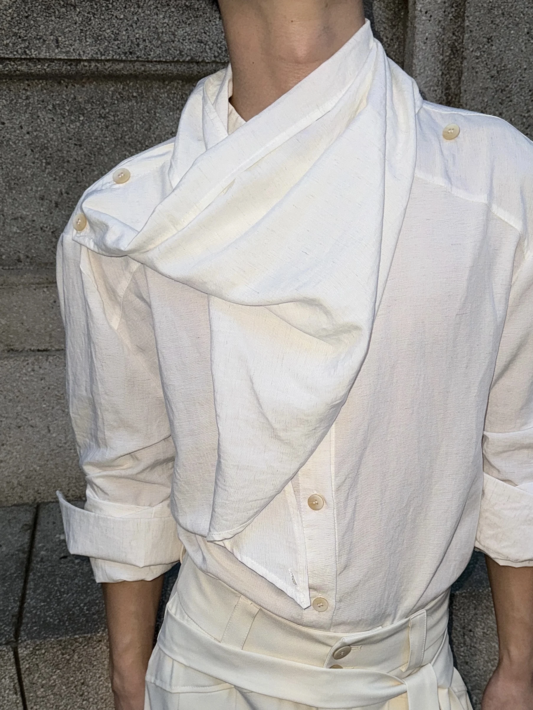 14GSL Retro Asymmetric Button Cotton Linen Shirt Neutral Style Sash Tie Shirt Long Sleeve Standard Fit Youth Popular Citywalk
14GSL Retro Asymmetric Button Cotton Linen Shirt Neutral Style Sash Tie Shirt Long Sleeve Standard Fit Youth Popular Citywalk