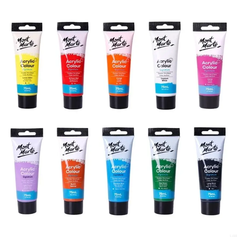 L4MD Complete Acrylic Paints 75ml Tube, Non Toxic,Brilliant Colors, Perfect for Artists, Crafters on Fabric, Ceramic
L4MD Complete Acrylic Paints 75ml Tube, Non Toxic,Brilliant Colors, Perfect for Artists, Crafters on Fabric, Ceramic